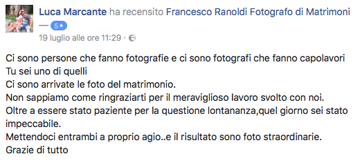 Francesco Ranoldi Photographer - Luca